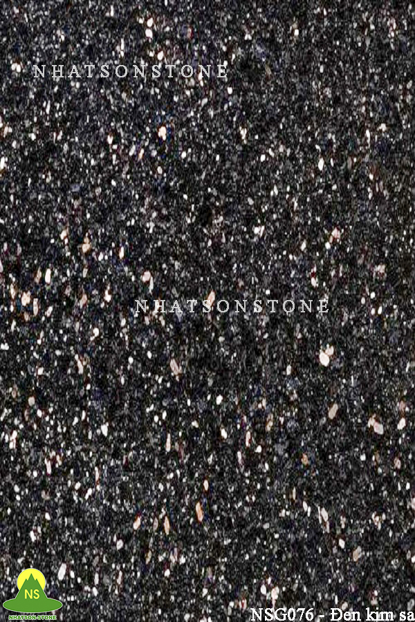 Đá Tự Nhiên Granite NSG076 - Kim sa đen