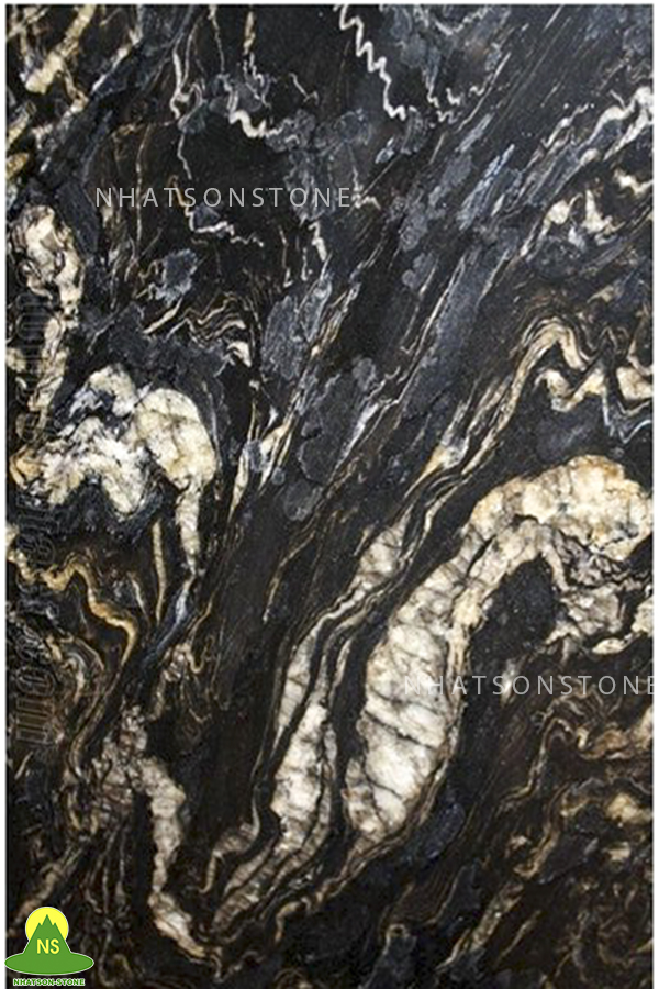 Đá Tự Nhiên Granite NSG082 - Titanium Black