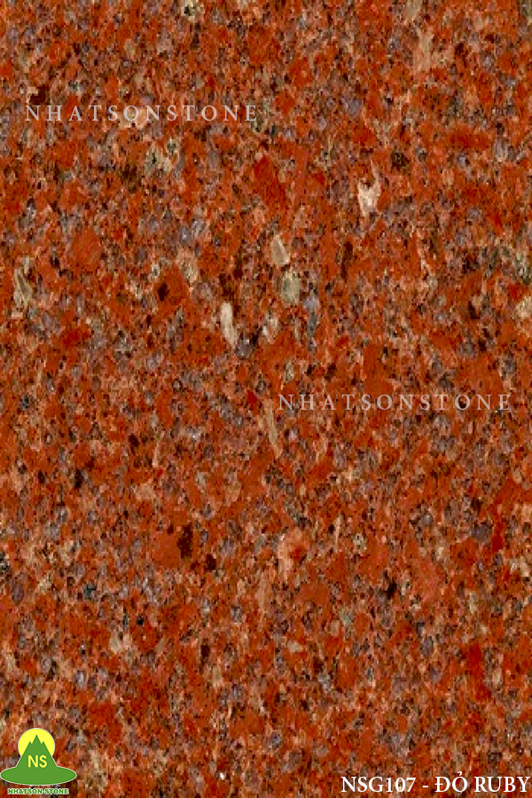 Đá Tự Nhiên Granite NSG107 - Đỏ Ruby