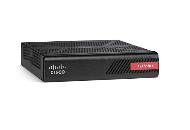 Hình ảnh về firewall Cisco ASA 5506-X - một trong những mã sản phẩm thuộc gia đình ASA 5500-X