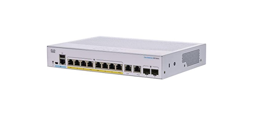 Hình ảnh về CBS350-8T-E-2G - sản phẩm thuộc dòng Cisco Business CBS350 8 port