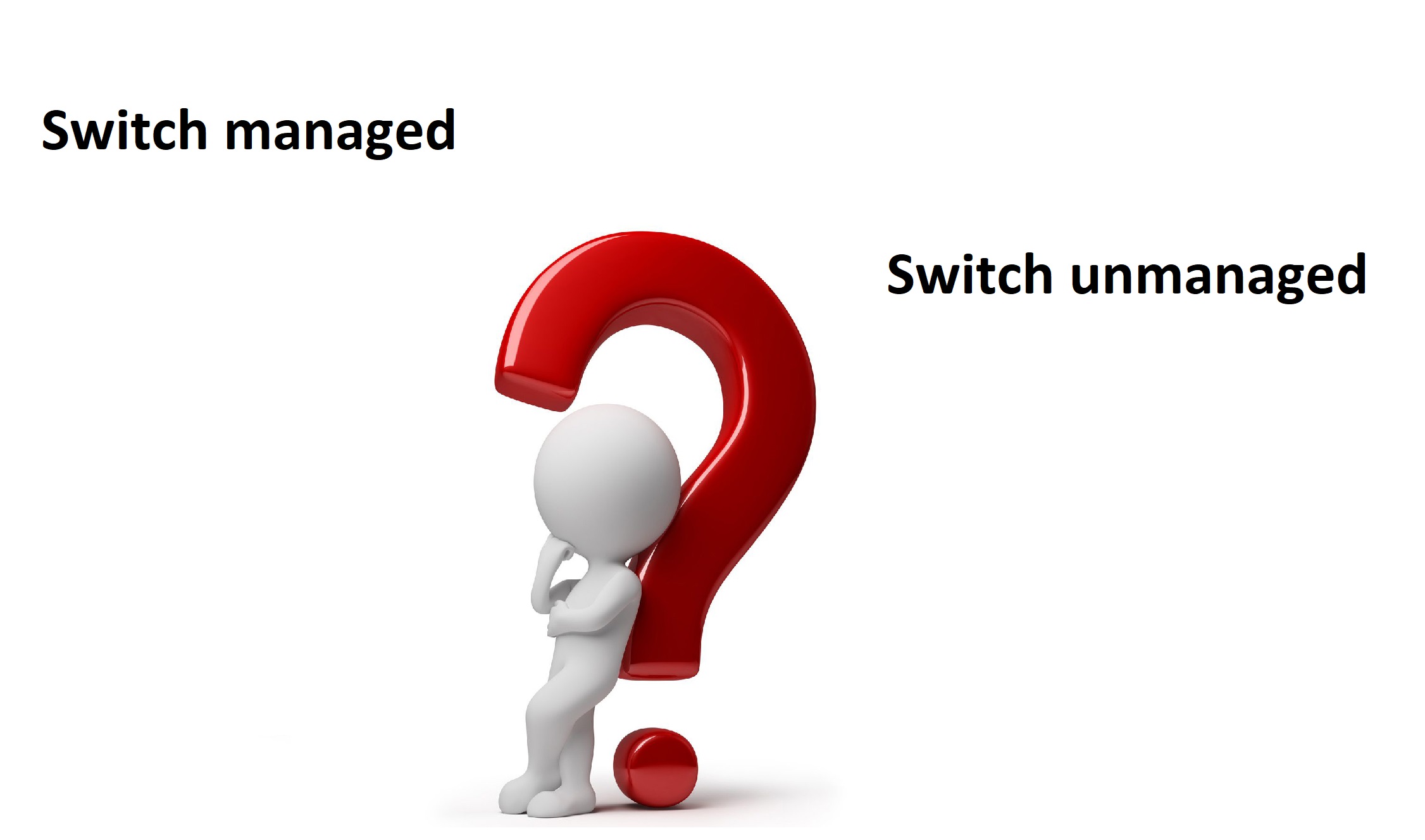 ​Sự khác nhau giữa switch managed và switch unmanaged