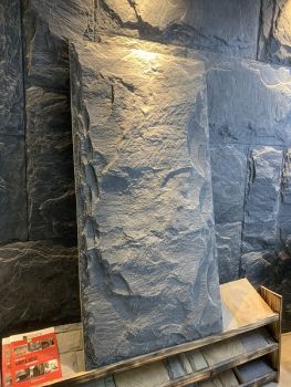 Tấm ốp tường pu giả đá siêu nhẹ ( Vân 5cm)