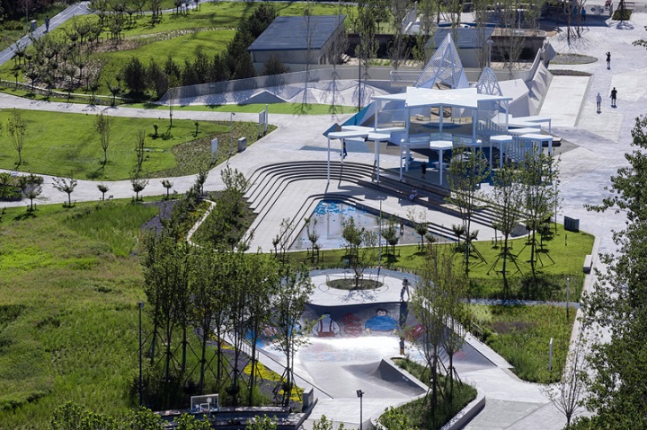 Thiết kế công viên Bajiao trở thành thiên đường từ một đống hoang tàn