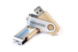 USB vỏ gỗ in logoquảng cáo.