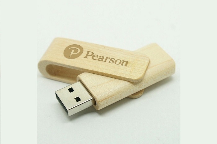 USB vỏ gỗ in logoquảng cáo