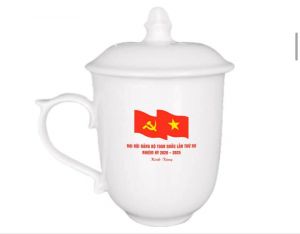 Ca trà Bát Tràng in Logo Đại Hội Đảng