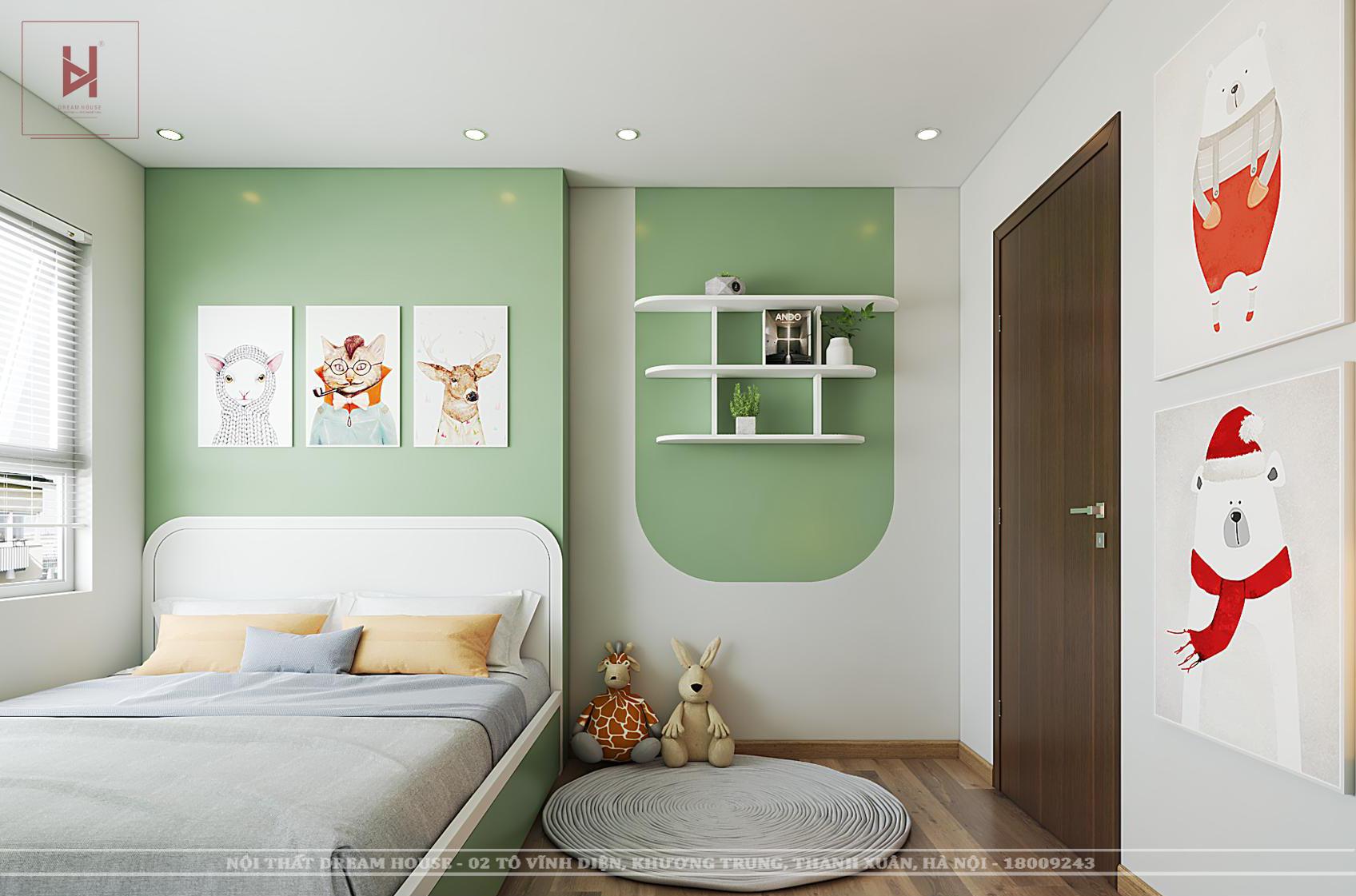 Những mẫu phòng ngủ màu xanh lá cây thoải mái và gợi cảm giác trong lành