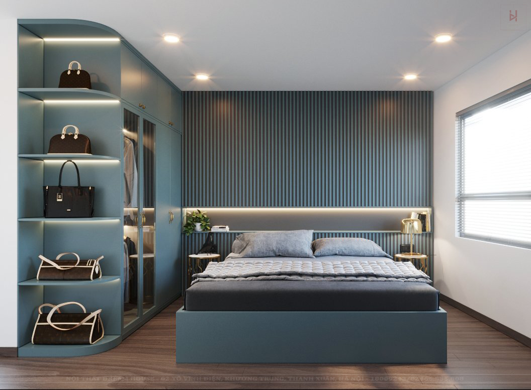 Phòng ngủ phong cách hiện đại là sự kết hợp giữa tính tiện nghi và thẩm mỹ. Thiết kế nội thất phòng ngủ được lấy cảm hứng từ những đường nét hiện đại và sự đơn giản trong thiết kế, mang đến không gian sống vừa tươi trẻ, vừa sang trọng.