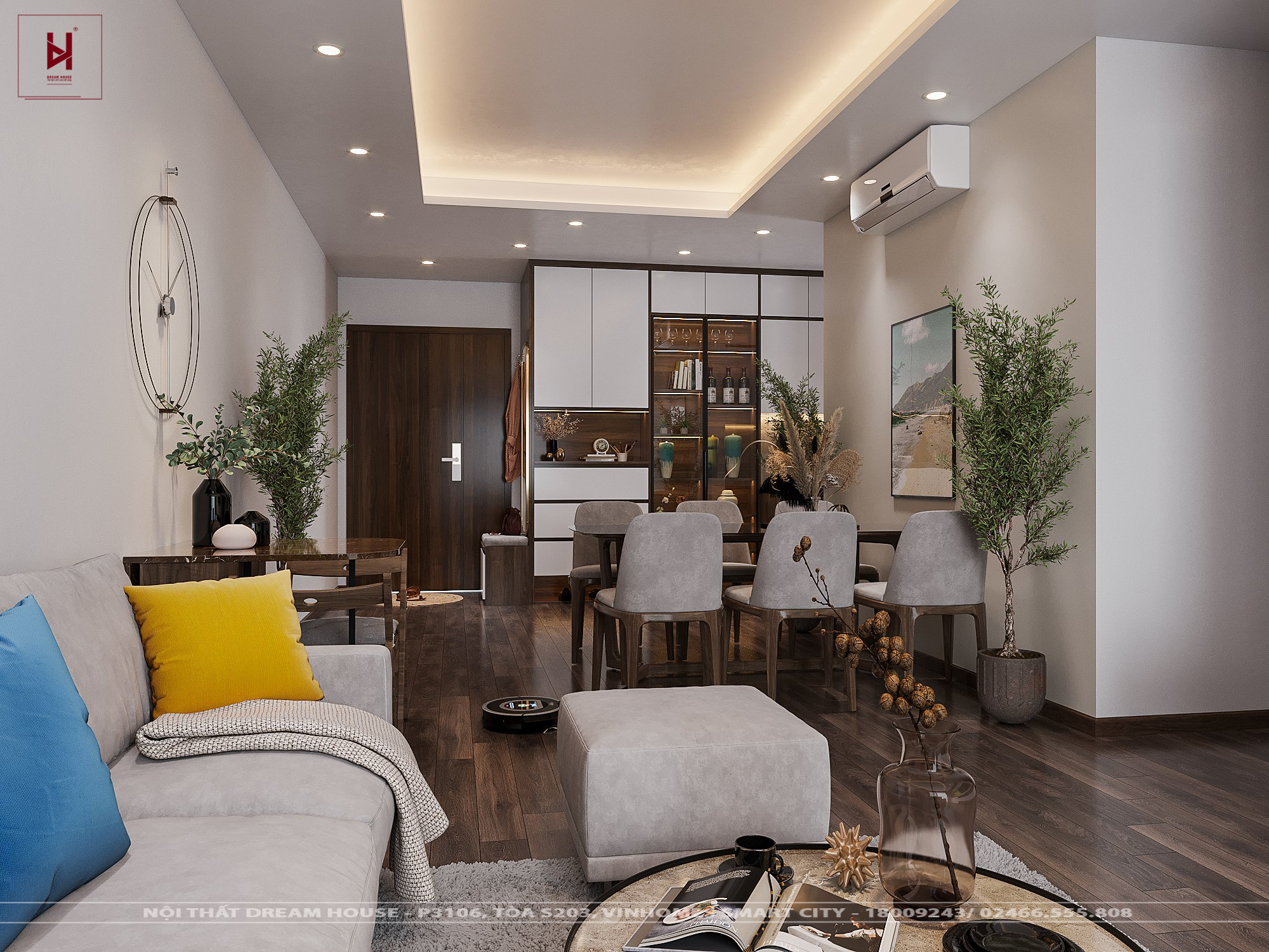 Một trong những điều quan trọng nhất đối với một căn hộ chung cư là sự tiện nghi và vẻ đẹp của nội thất. Cùng chiêm ngưỡng sự kết hợp tinh tế giữa công năng và thẩm mỹ trong thiết kế nội thất chung cư Ngoại Giao Đoàn này. Nó sẽ khiến bạn muốn sống trong không gian đẹp như thế.
