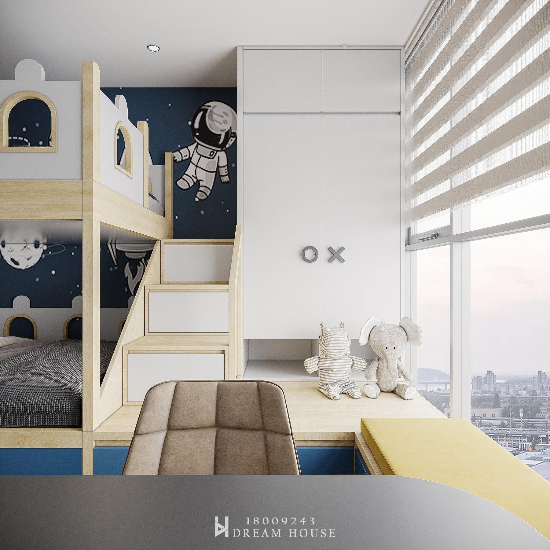 Phòng ngủ con trai ( Giường tầng) (4)