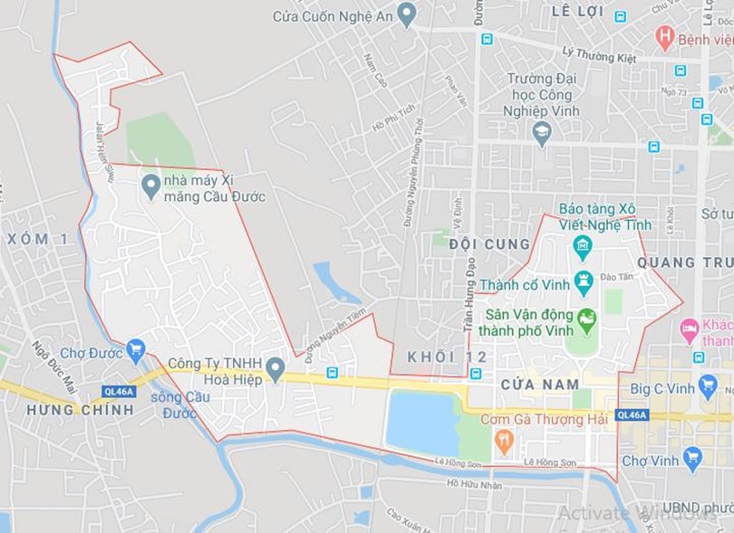 Cửa Nam, TP Vinh, tỉnh Nghệ An