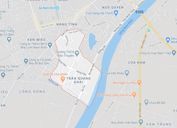 Trần Quang Khải, TP Nam Định, Nam Định