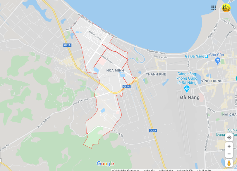 Ảnh vị trí địa lý tại Hòa minh, Liên chiểu, Đà nẵng