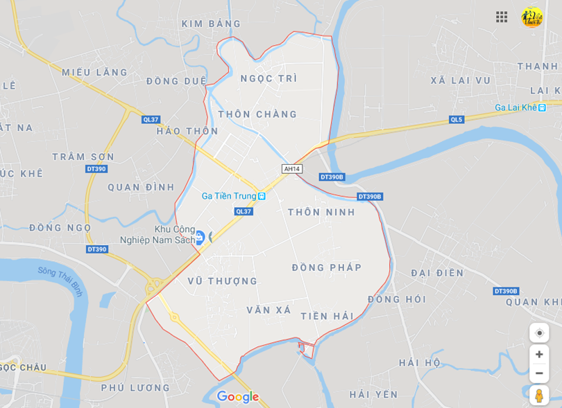Hình ảnh vị trí địa lý tại Ái quốc, thành phố Hải dương, tỉnh Hải dương