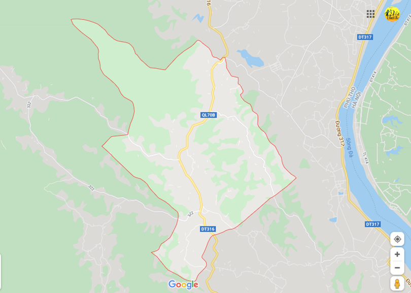 Hình ảnh vị trí địa lý tại Hương cần, Thanh sơn, Phú thọ