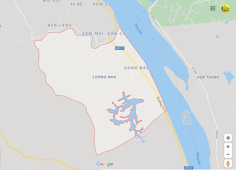 Hình ảnh vị trí địa lý tại Lương nha, Thanh sơn, Phú thọ