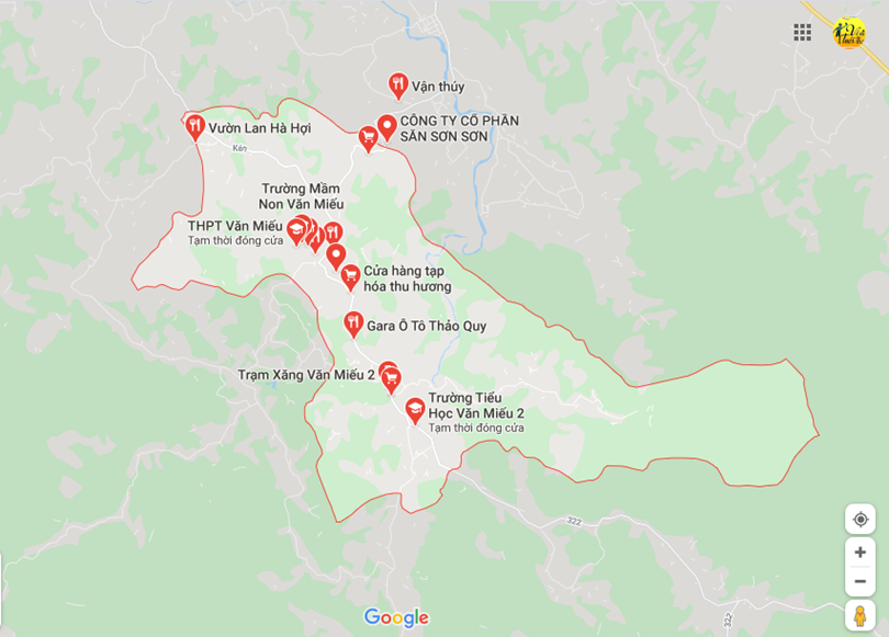 Hình ảnh vị trí địa lý tại Văn miếu, Thanh sơn, Phú thọ 