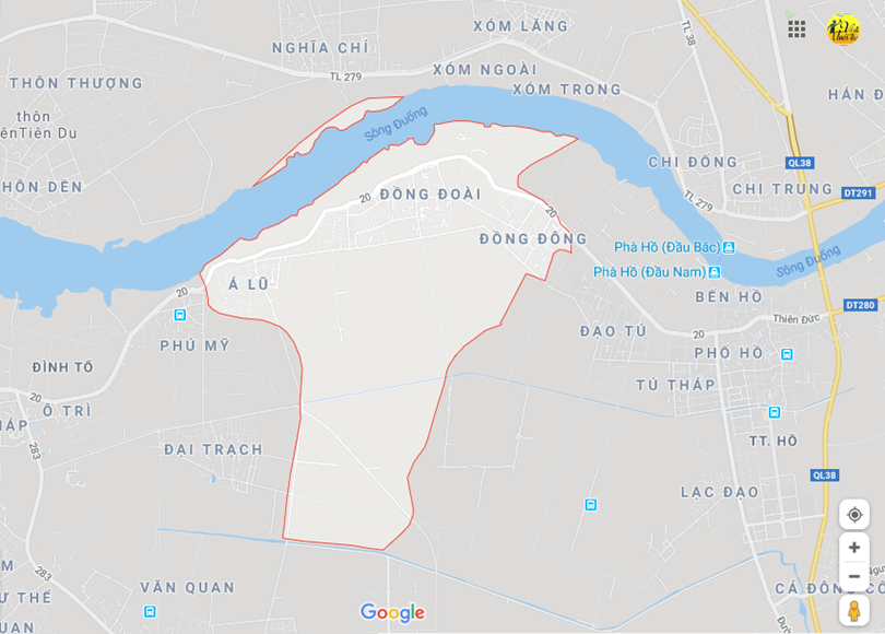 Hình ảnh vị trí địa lý tại Đại đồng thành, Thuận thành, Bắc ninh 
