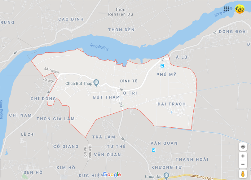 Hình ảnh vị trí địa lý tại Đình tổ, Thuận thành, Bắc ninh 
