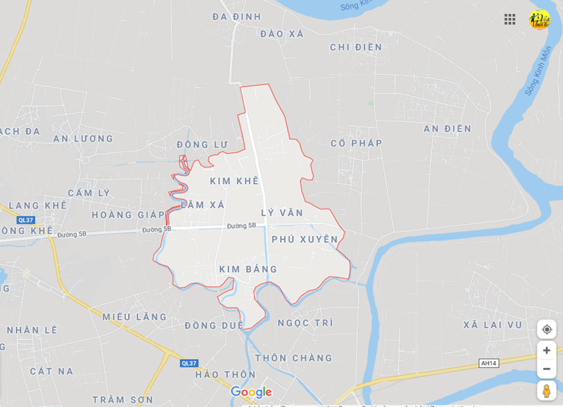 Hình ảnh vị trí địa lý tại Phú điền, Nam sách, Hải dương