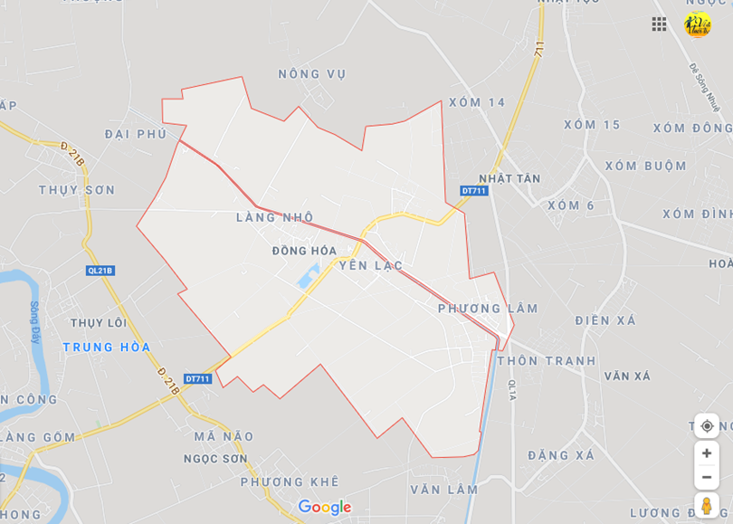 Hình ảnh vị trí địa lý tại Đông hòa, Kim bảng, Hà nam
