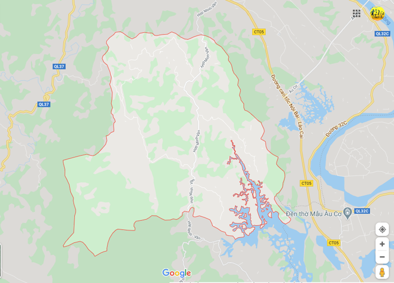 Hình ảnh vị trí địa lý tại Việt cường, Trấn yên, Yên bái