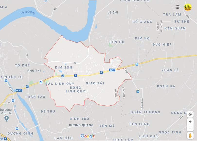 Hình ảnh vị trí địa lý tại Kim sơn, Gia lâm, Hà nội