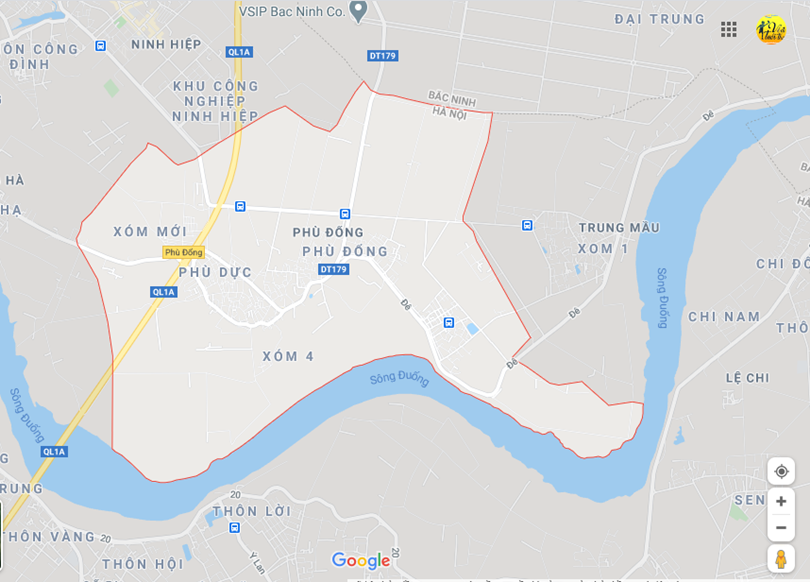 Hình ảnh vị trí địa lý tại Phù đổng, Gia lâm, Hà nội