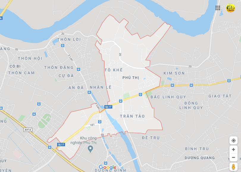 Hình ảnh vị trí địa lý tại Phú thị, Gia lâm, Hà nội 