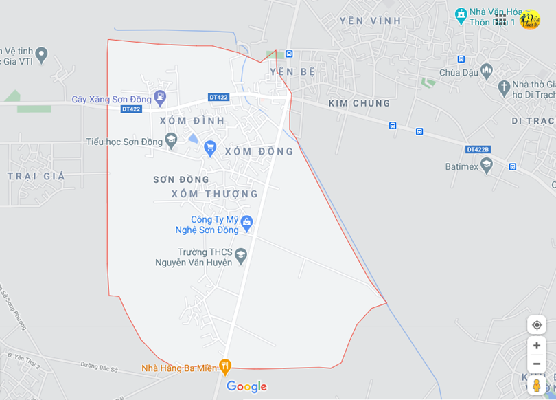 Hình ảnh vị trí địa lý tại Sơn đồng, Hoài đức, Hà nội