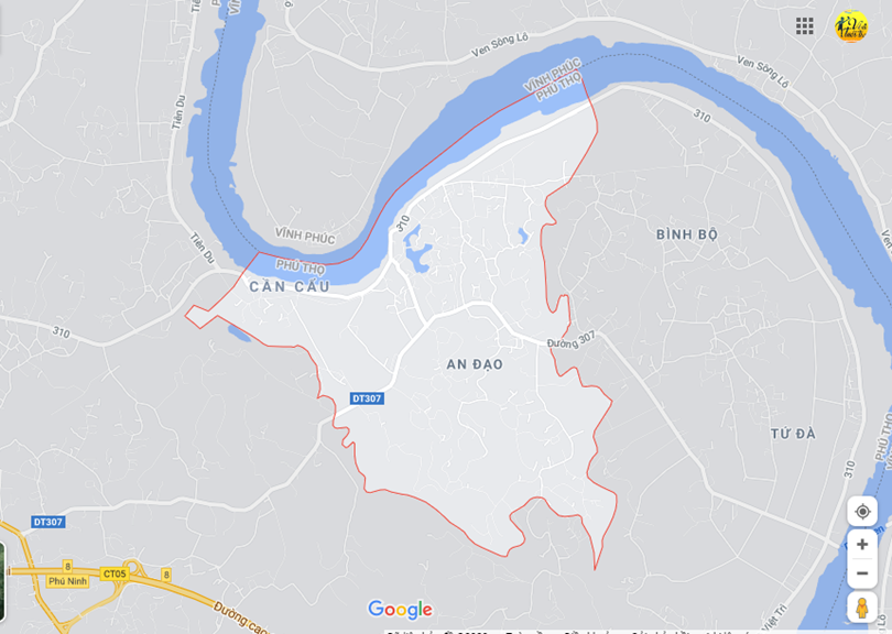 Hình ảnh vị trí địa lý tại An đạo, Phù ninh, Phú thọ