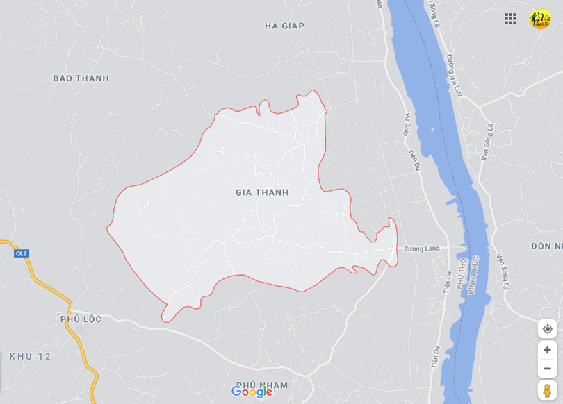 Hình ảnh vị trí địa lý tại Gia thanh, Phù ninh, Phú thọ 