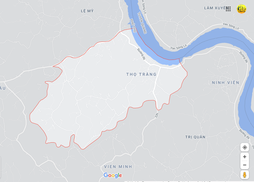 Hình ảnh vị trí địa lý tại Lệ mỹ, Phù ninh, Phú thọ