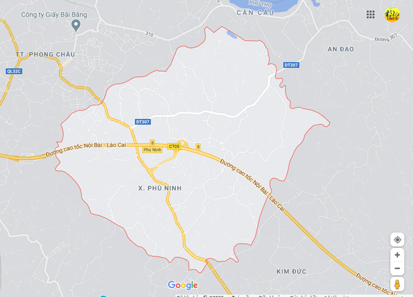 Hình ảnh vị trí địa lý tại Phù ninh, Phù ninh, Phú thọ