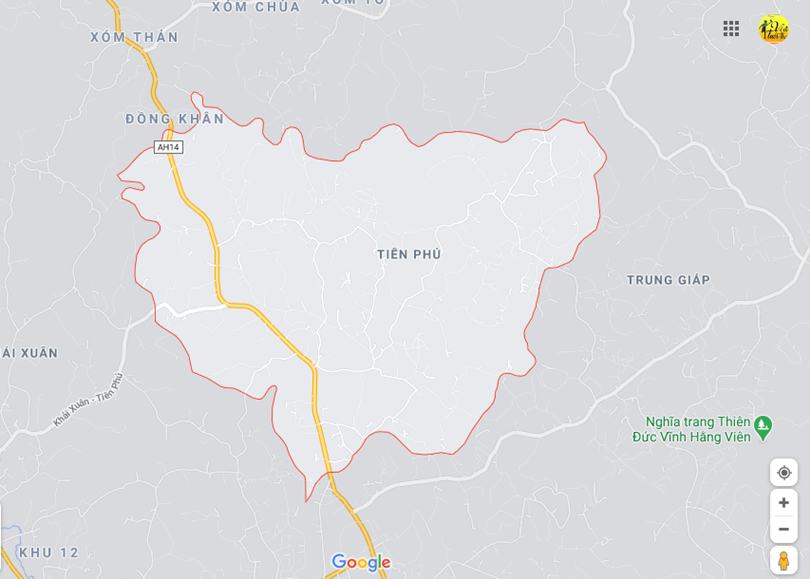 Hình ảnh vị trí địa lý tại Tiên phú, Phù ninh, Phú thọ