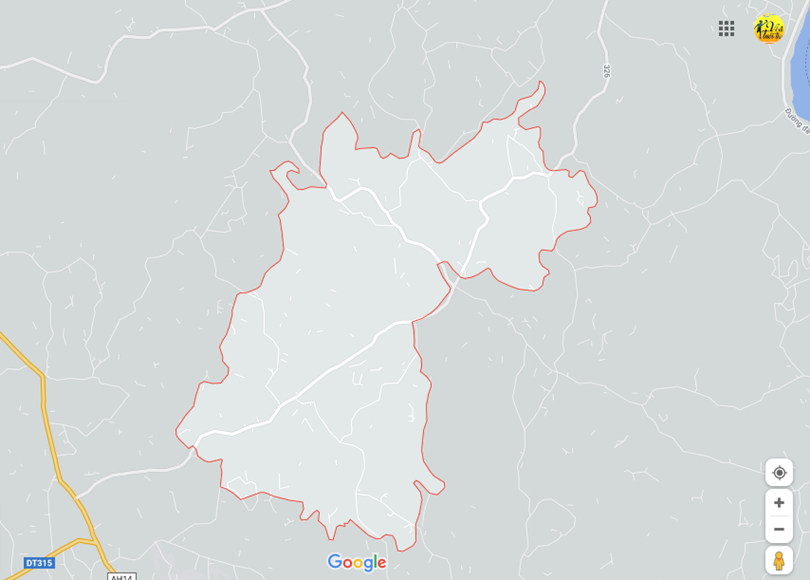 Hình ảnh vị trí địa lý tại Trung giáp, Phù ninh, Phú thọ