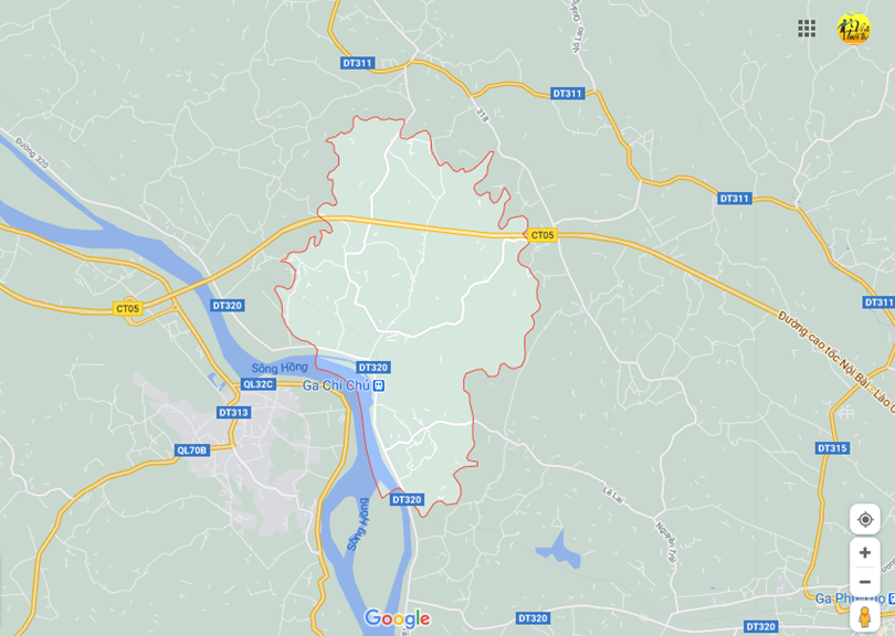 Hình ảnh vị trí địa lý tại Chí tiên, Thanh ba, Phú thọ