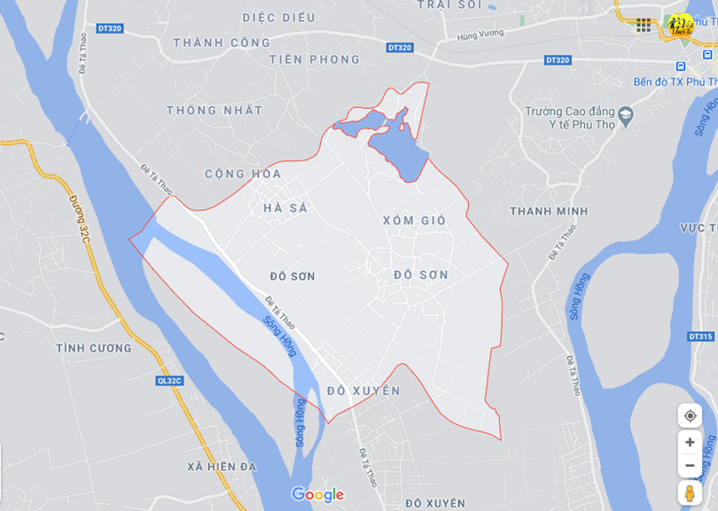 Hình ảnh vị trí địa lý tại Đỗ sơn, Thanh ba, Phú thọ