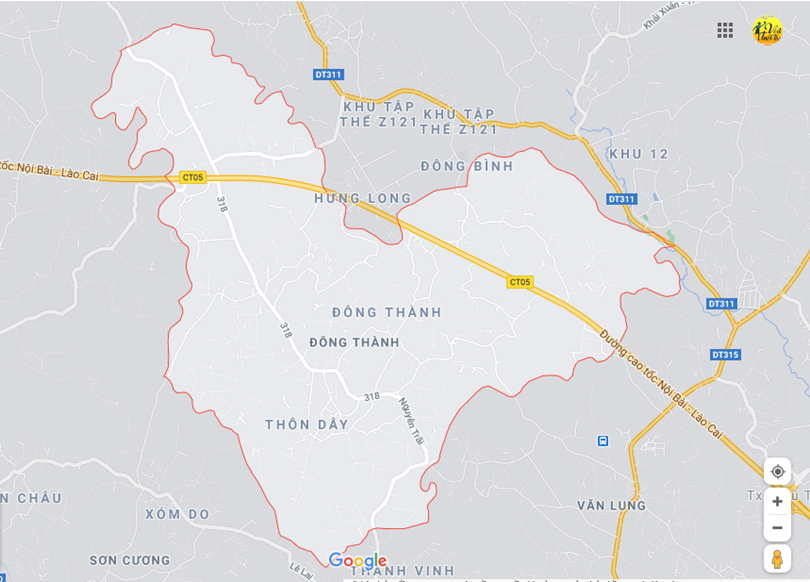 Hình ảnh vị trí địa lý tại Đông thành, Thanh ba, Phú thọ 