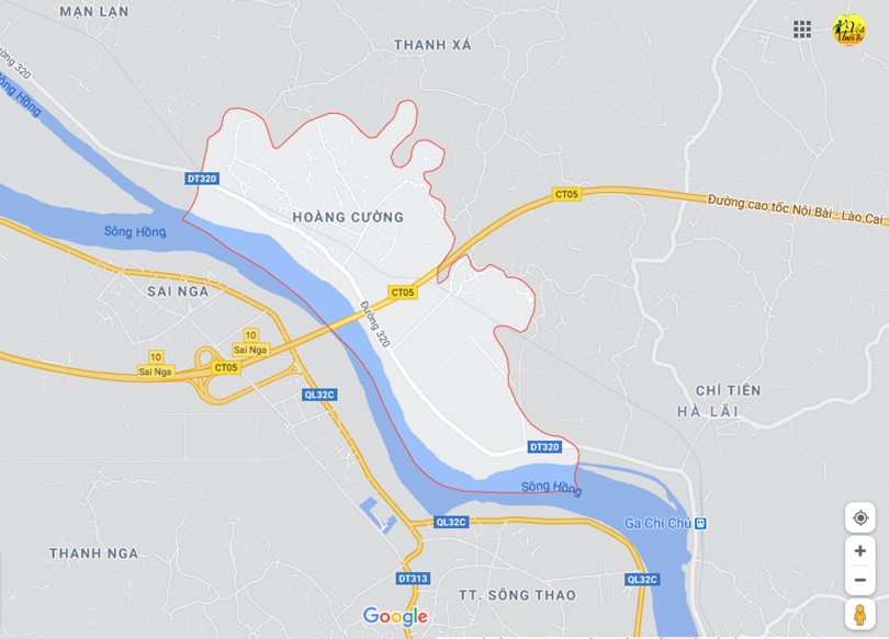 Hình ảnh vị trí địa lý tại Hoàng cương, Thanh ba, Phú thọ