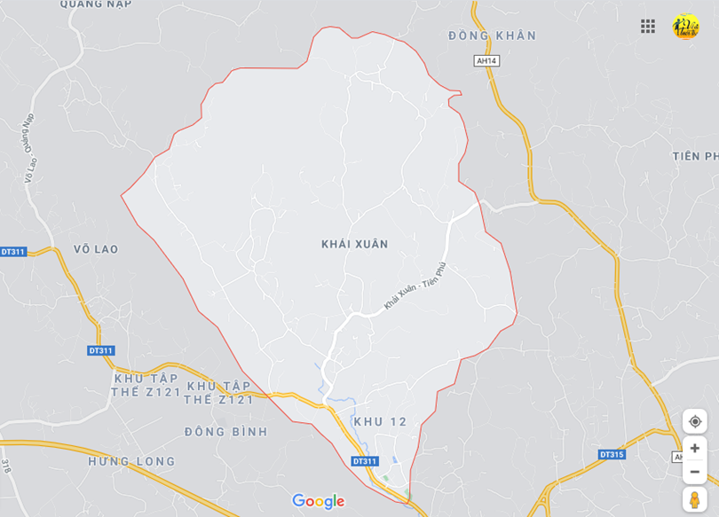 Hình ảnh vị trí địa lý tại Khải xuân, Thanh ba, Phú thọ