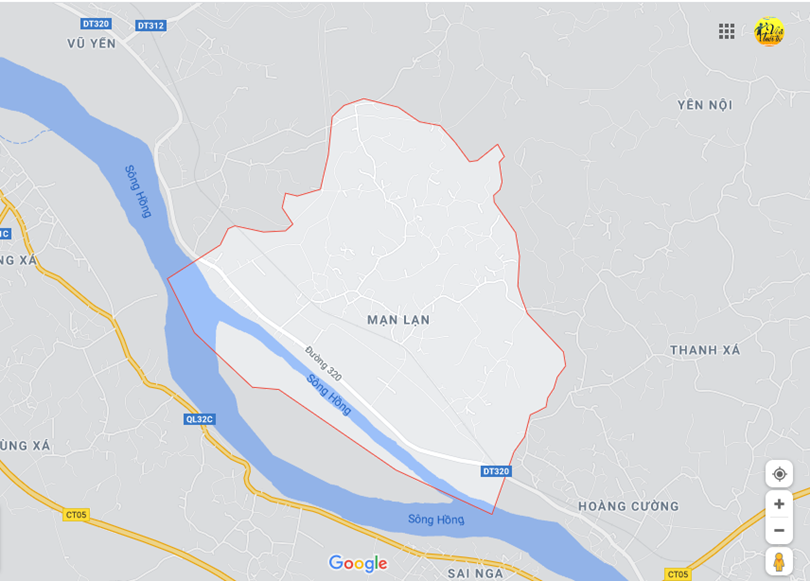 Hình ảnh vị trí địa lý tại Mạn lạn, Thanh ba, Phú thọ