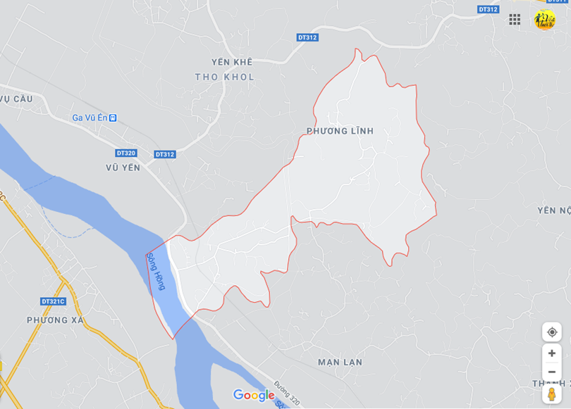 Hình ảnh vị trí địa lý tại Phương lĩnh, Thanh ba, Phú thọ 