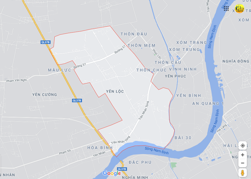 Hình ảnh vị trí địa lý tại Yên lộc, Ý yên, Nam định