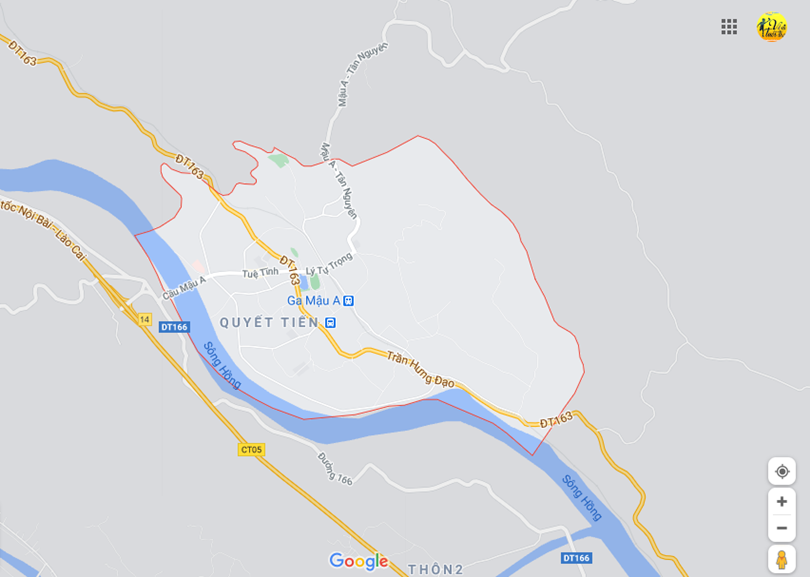 Hình ảnh vị trí địa lý tại Mậu A, Văn yên, Yên bái 
