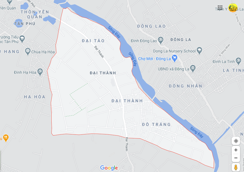 Hình ảnh vị trí địa lý tại Đại thành, Quốc oai, Hà nội 