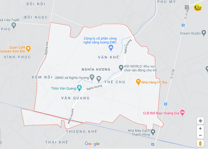 Hình ảnh vị trí địa lý tại Nghĩa hương, Quốc oai, Hà nội 