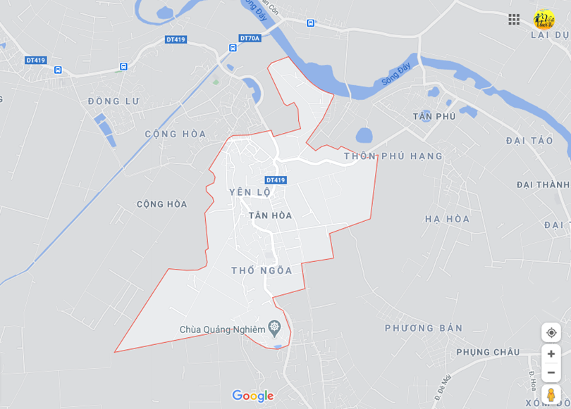 Hình ảnh vị trí địa lý tại Tân hòa, Quốc oai, Hà nội