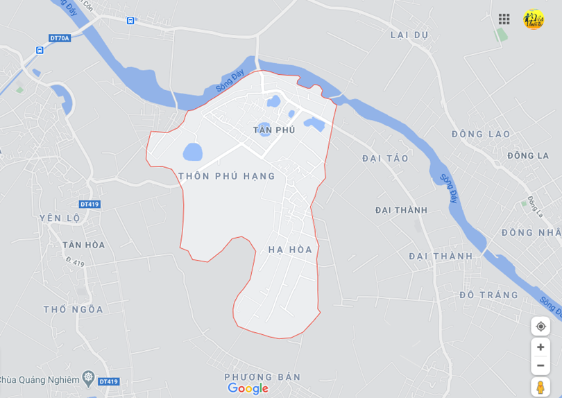Hình ảnh vị trí địa lý tại Tân phú, Quốc oai, Hà nội